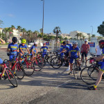 L'École de cyclisme - départ du brevet des 100 km L'École de cyclisme - départ du brevet des 100 km